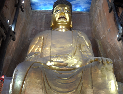 重庆潼南大佛寺摩崖造像，世界室内第