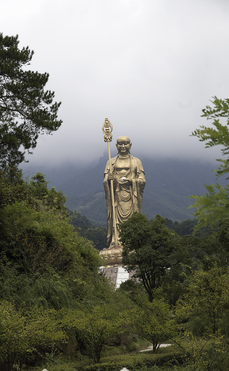 五大名山:九华山地藏菩萨道场风景图