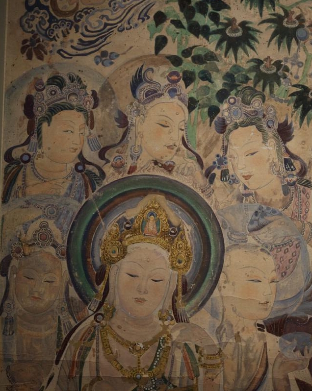 第57窟初唐说法图