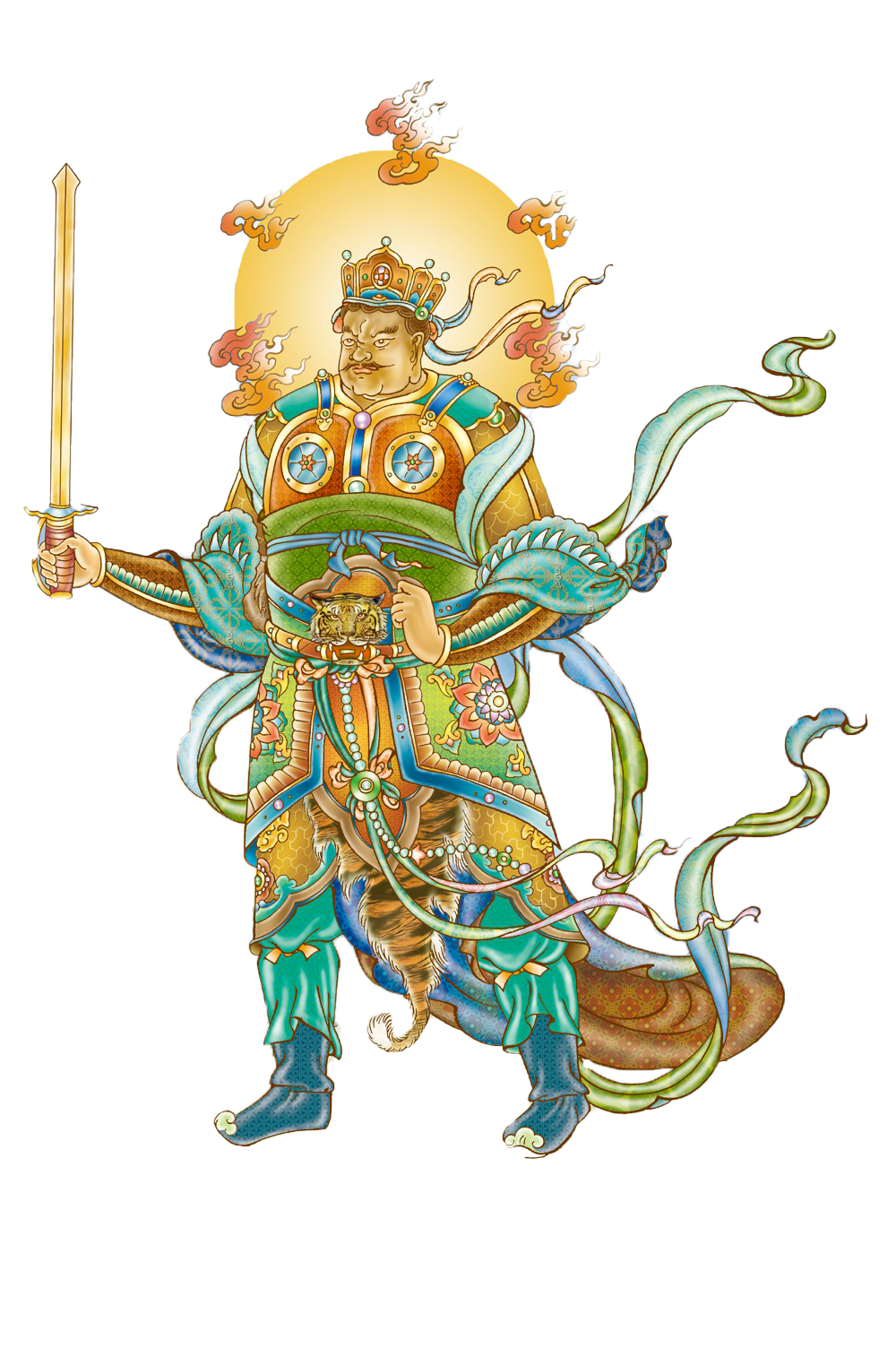 11.招杜罗大将 （生肖 牛）