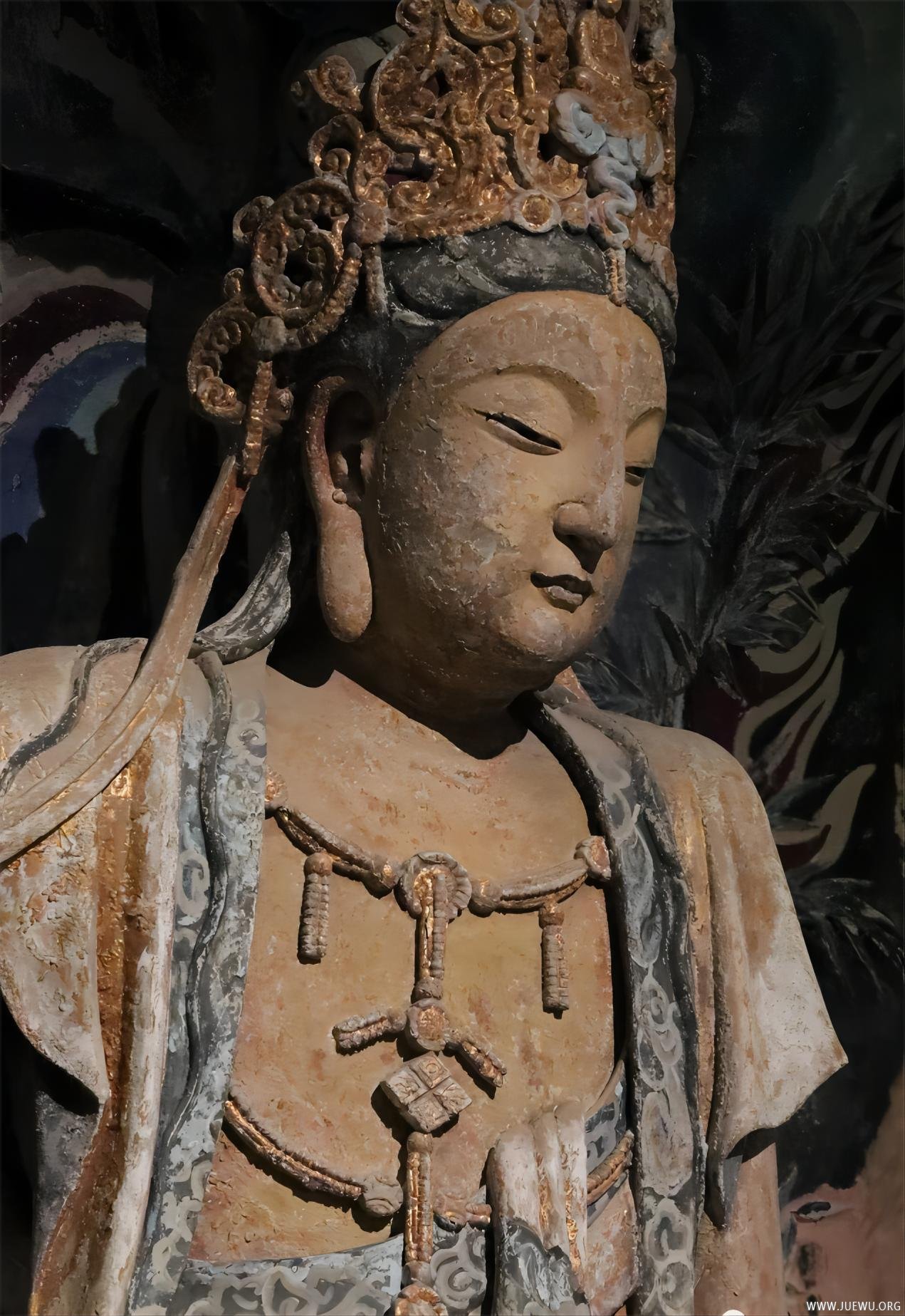 等比例数字3D打印水月观音像 安岳毗卢洞第5龛