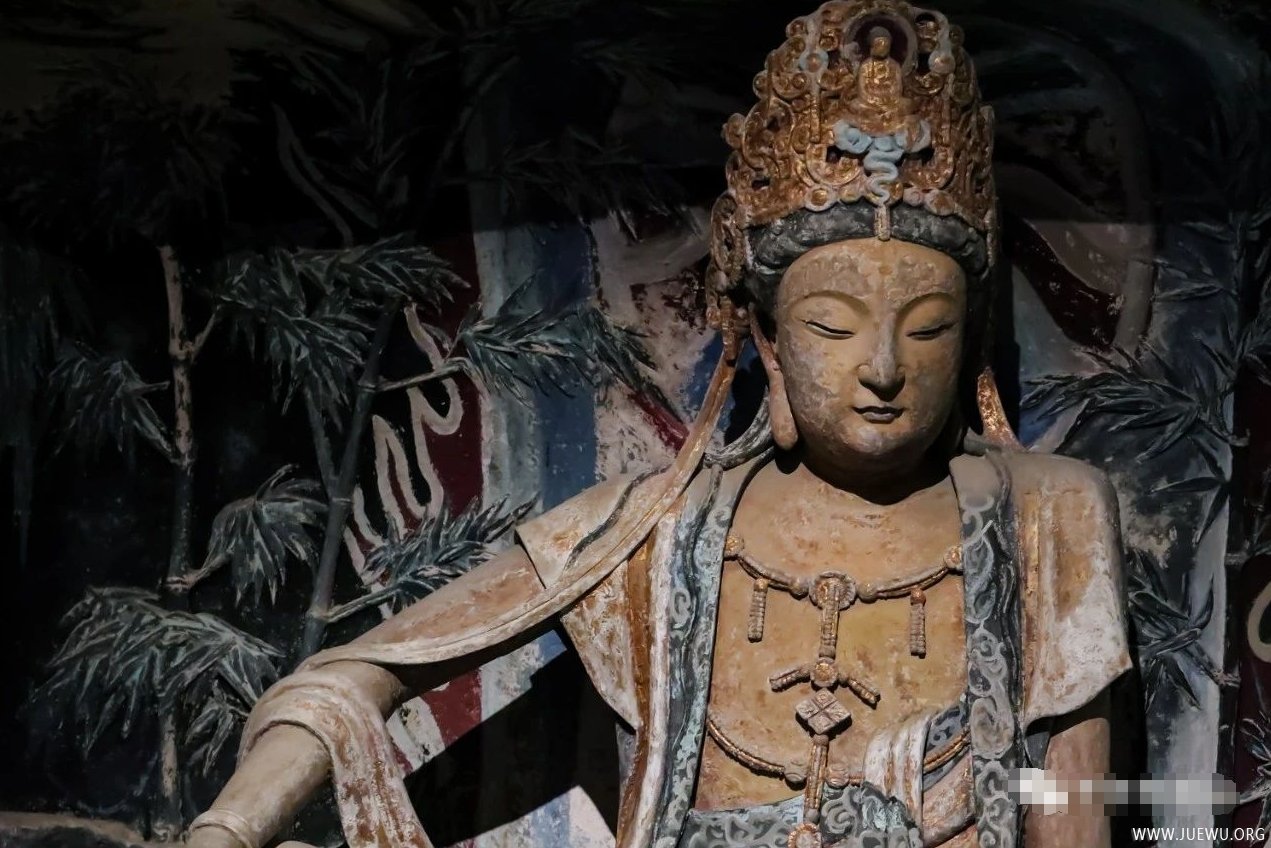 等比例数字3D打印水月观音像 安岳毗卢洞第5龛