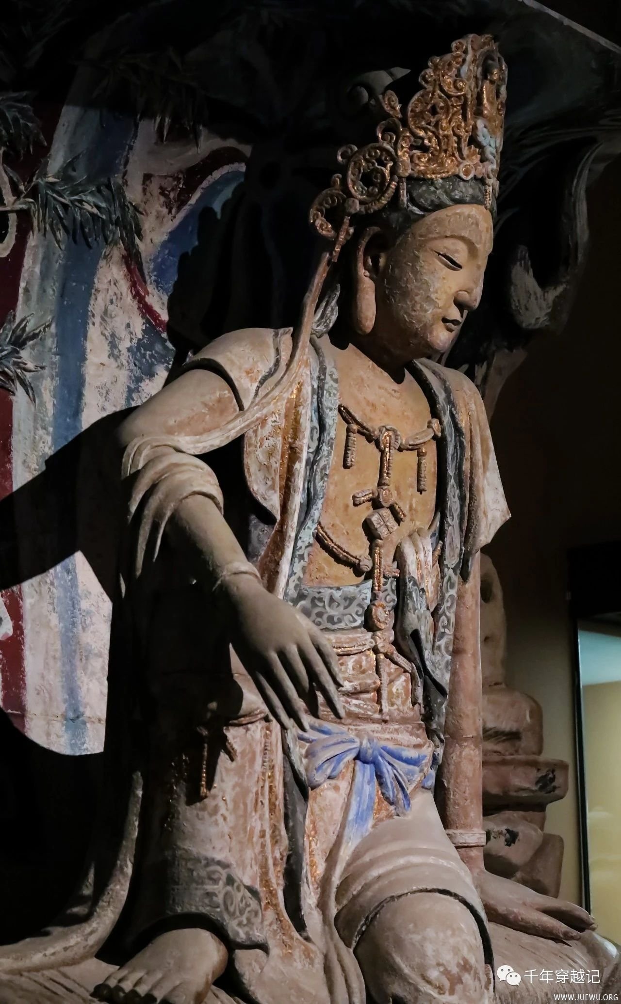 等比例数字3D打印水月观音像 安岳毗卢洞第5龛