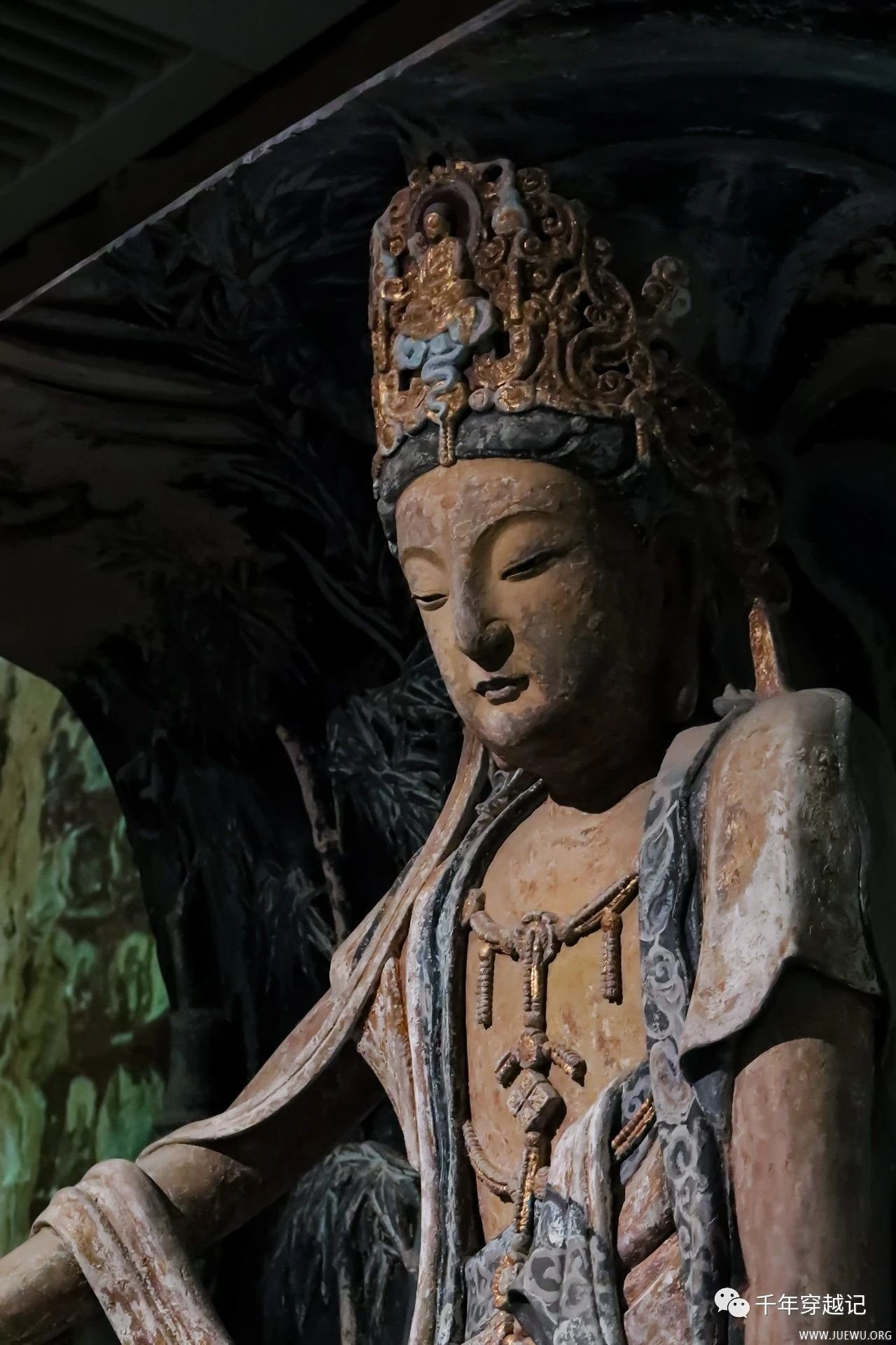 等比例数字3D打印水月观音像 安岳毗卢洞第5龛