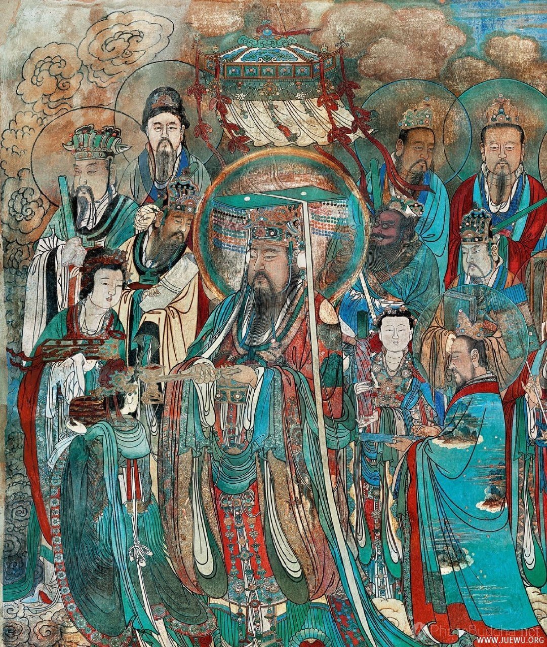 元 《朝元图》 壁画