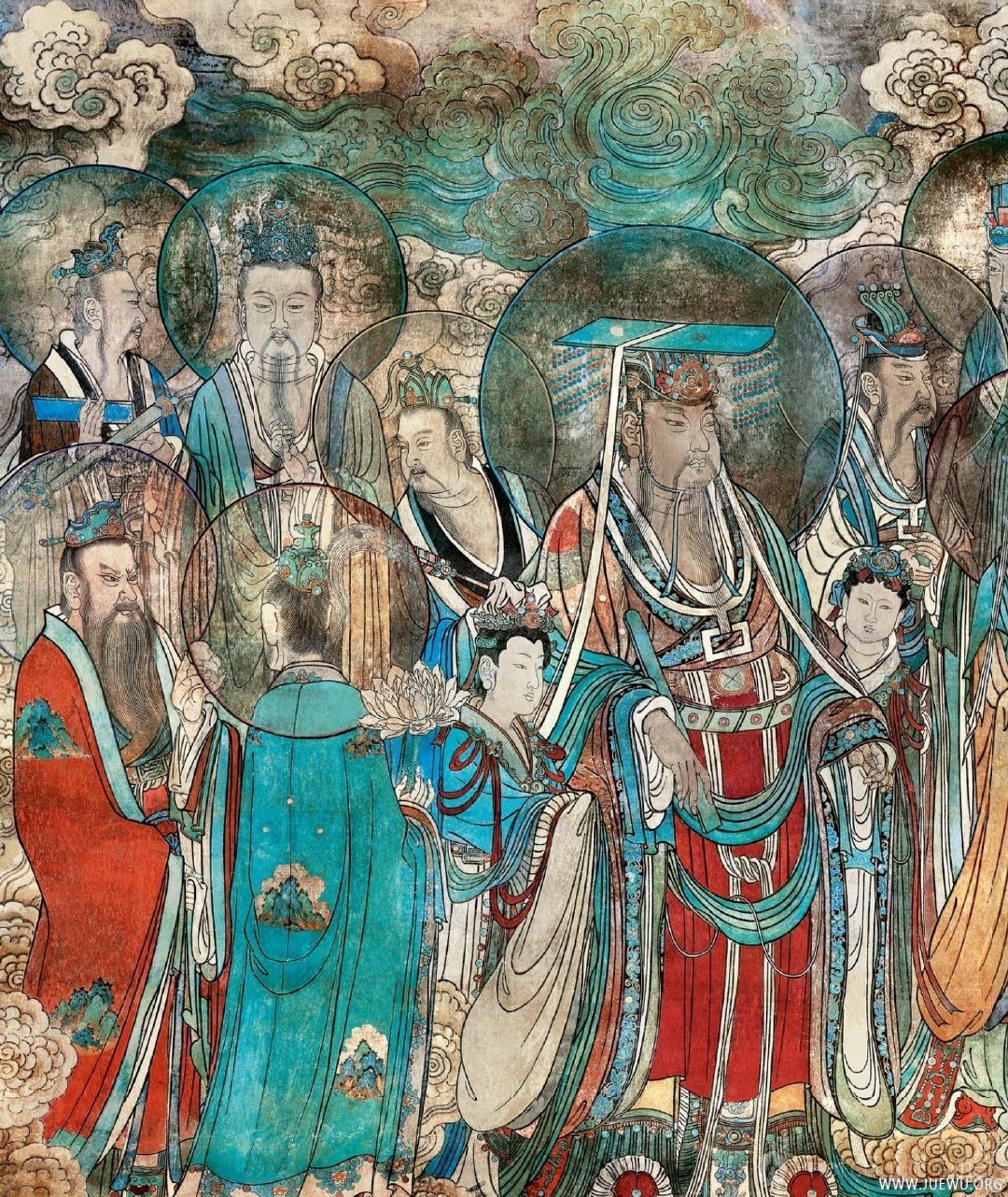 元 《朝元图》 壁画