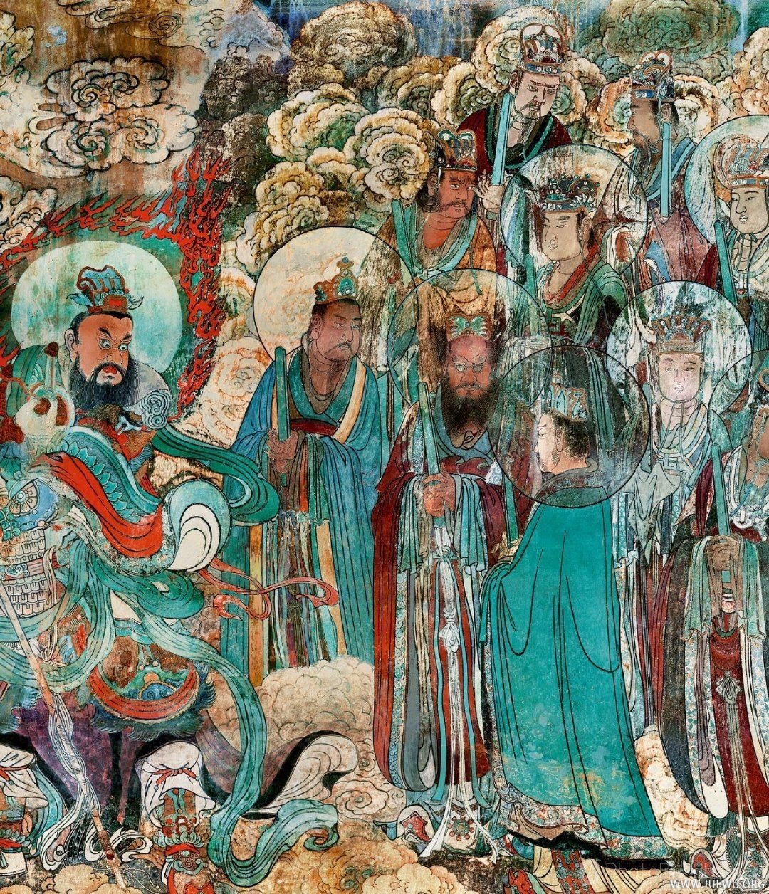 元 《朝元图》 壁画