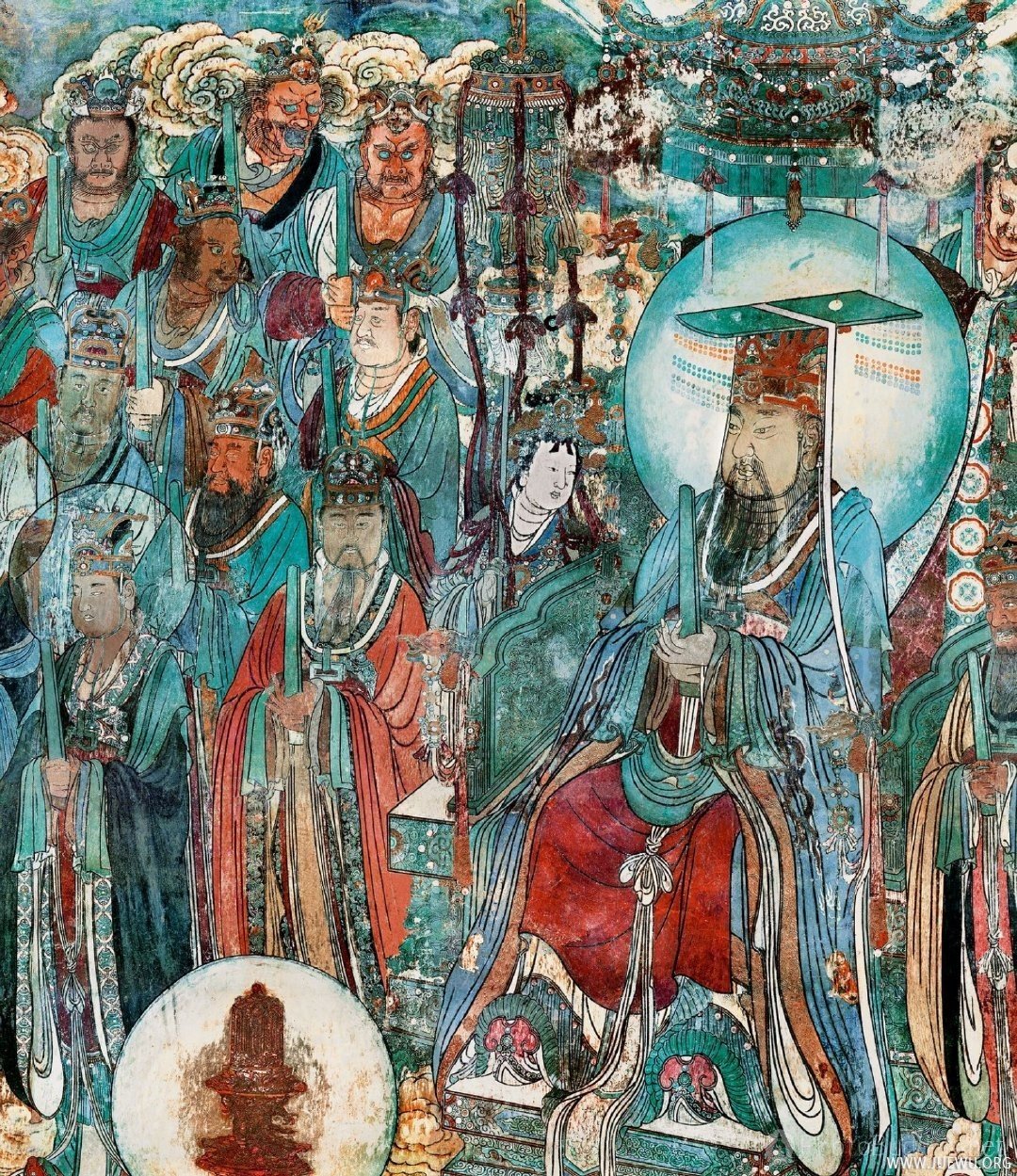 元 《朝元图》 壁画