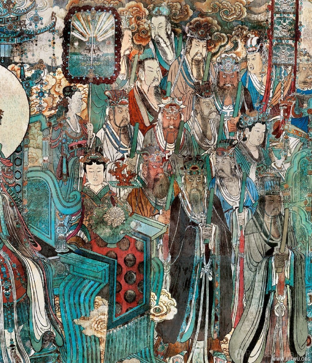 元 《朝元图》 壁画