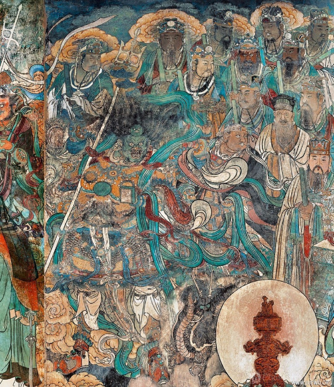 元 《朝元图》 壁画