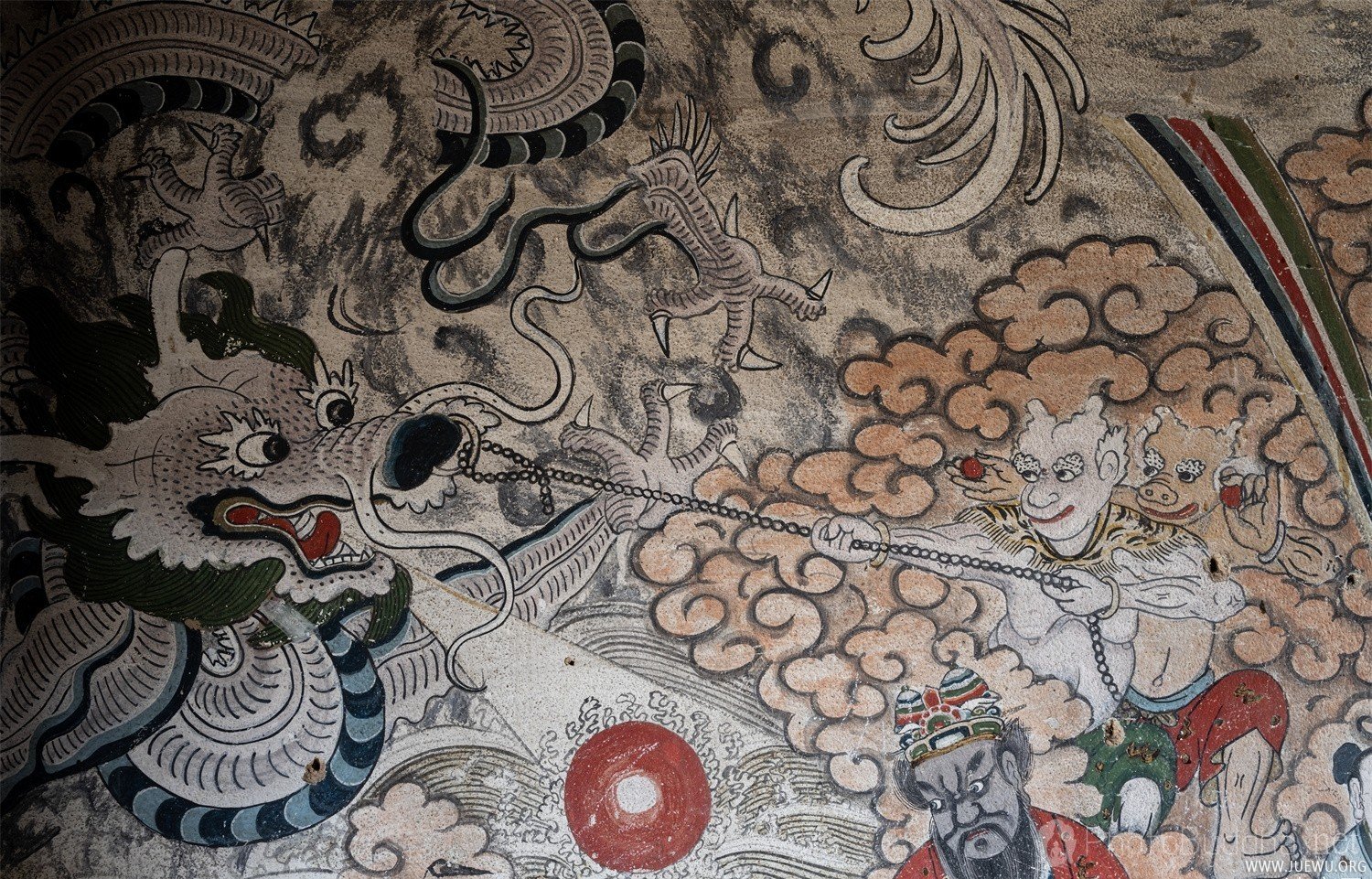 河北蔚县卜北堡玉皇庙的壁画