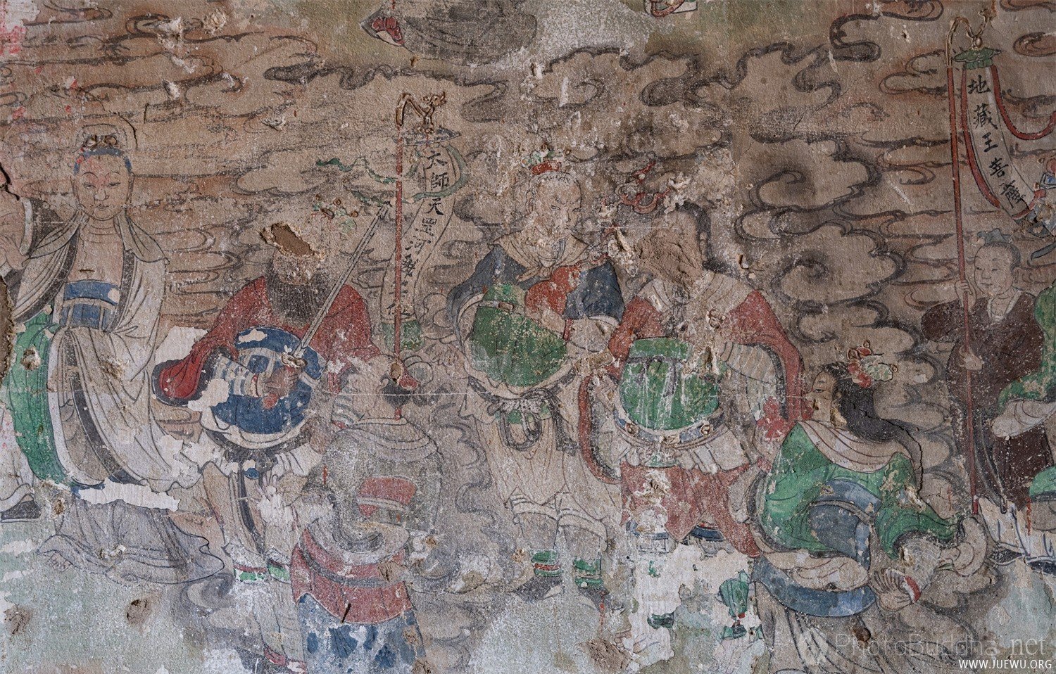 河北蔚县卜北堡玉皇庙的壁画