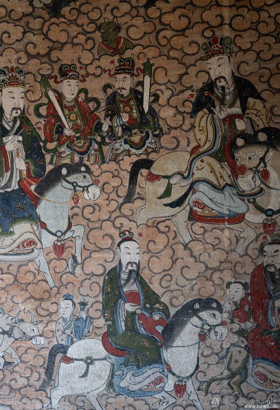 河北蔚县卜北堡玉皇庙的壁画