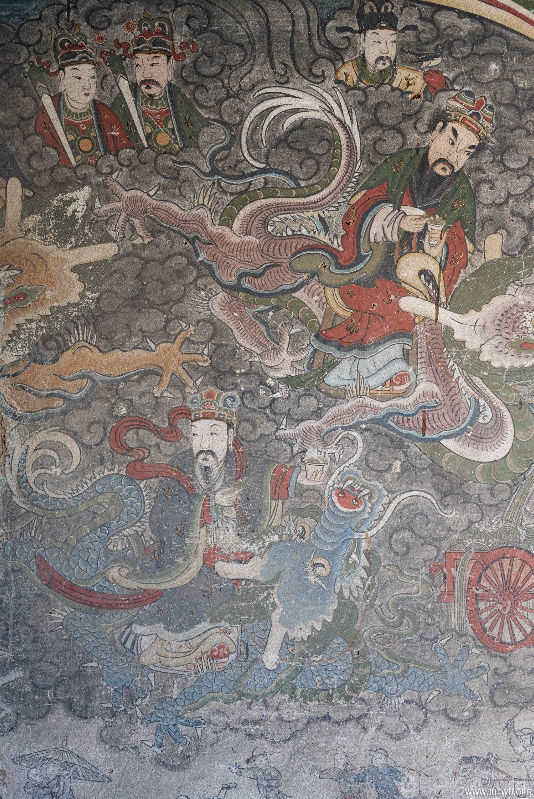 河北蔚县卜北堡玉皇庙的壁画