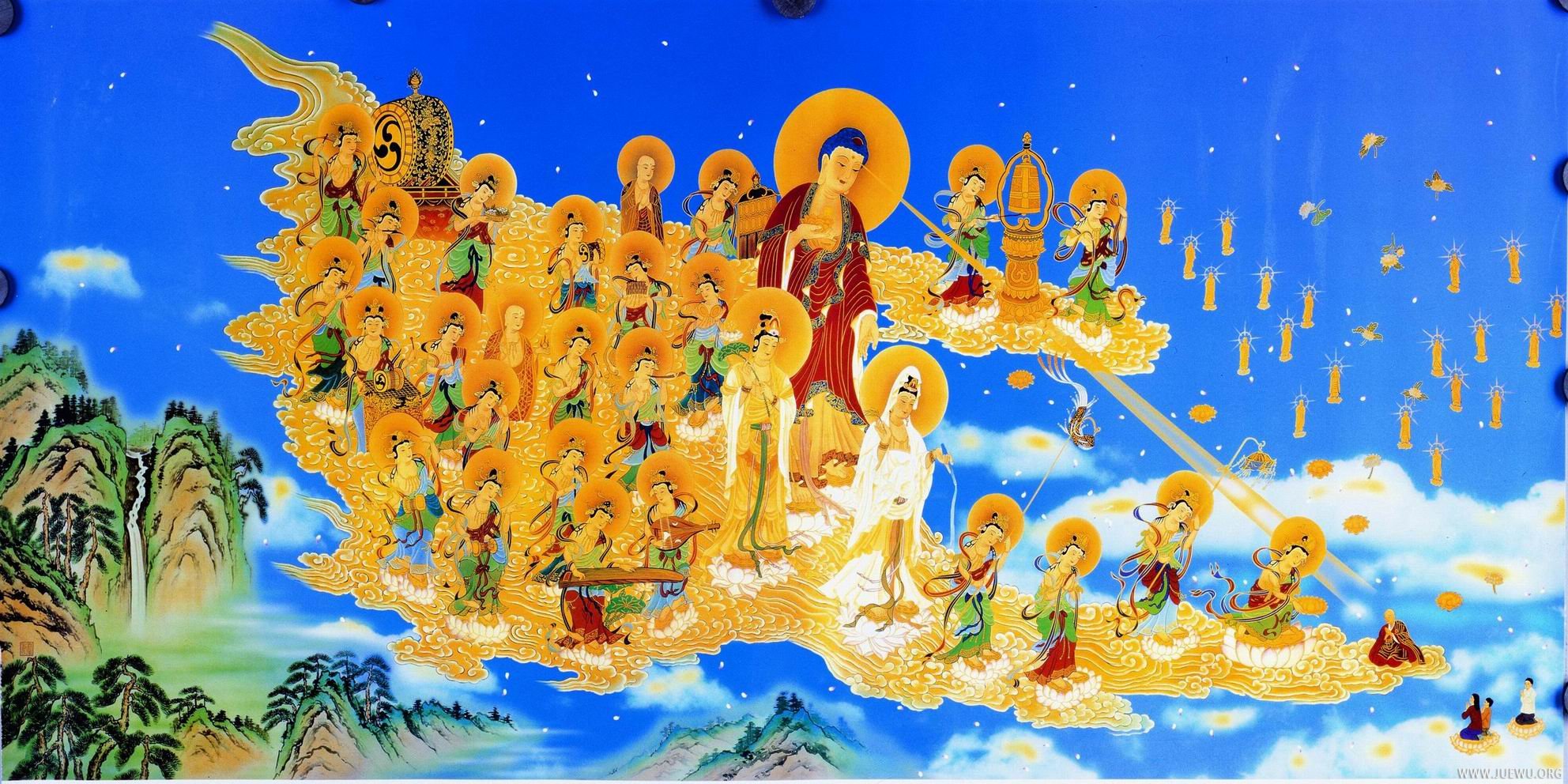 极乐世界接引图