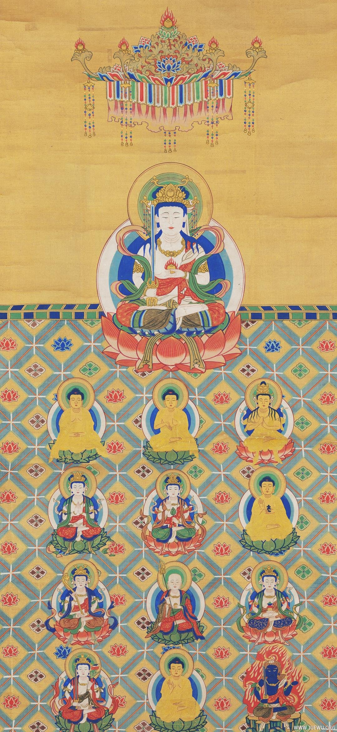 药师佛手机壁纸